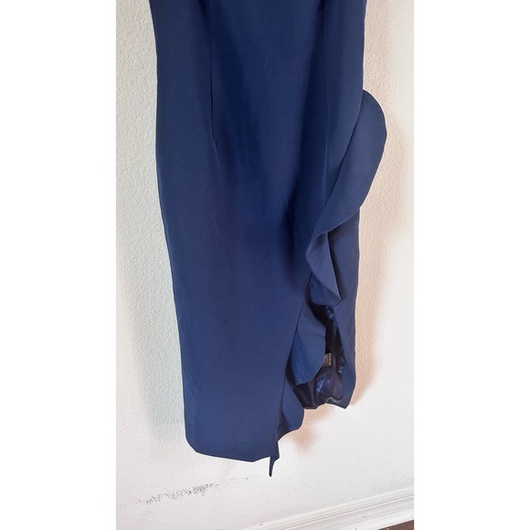 Bardot Carmelle Midi Dress in Navy Size 4 NWOT - Picture 6 of 9